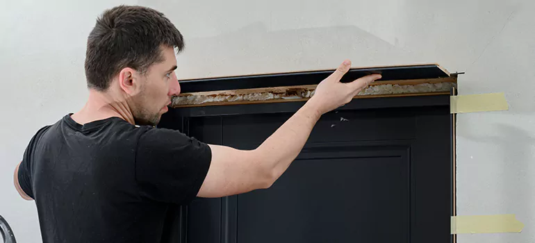 Wood Door Hole Repair in Palo Alto, CA